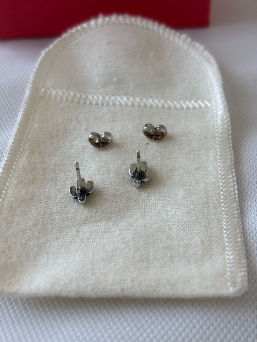 RETIRED James Avery Sterling Silver Cactus Set - Ring, Post Earrings, & Charm - Picture 7 of 7